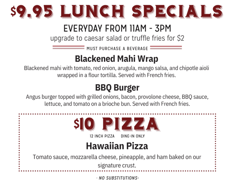 specials - Poppi's brick oven pizza and kitchen