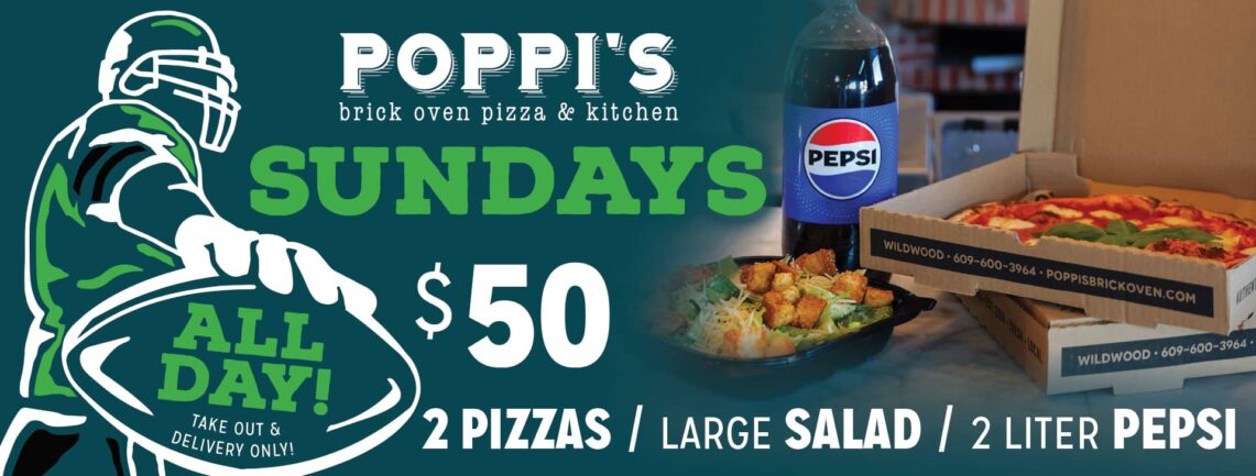 Poppis Football Sundays Slider
